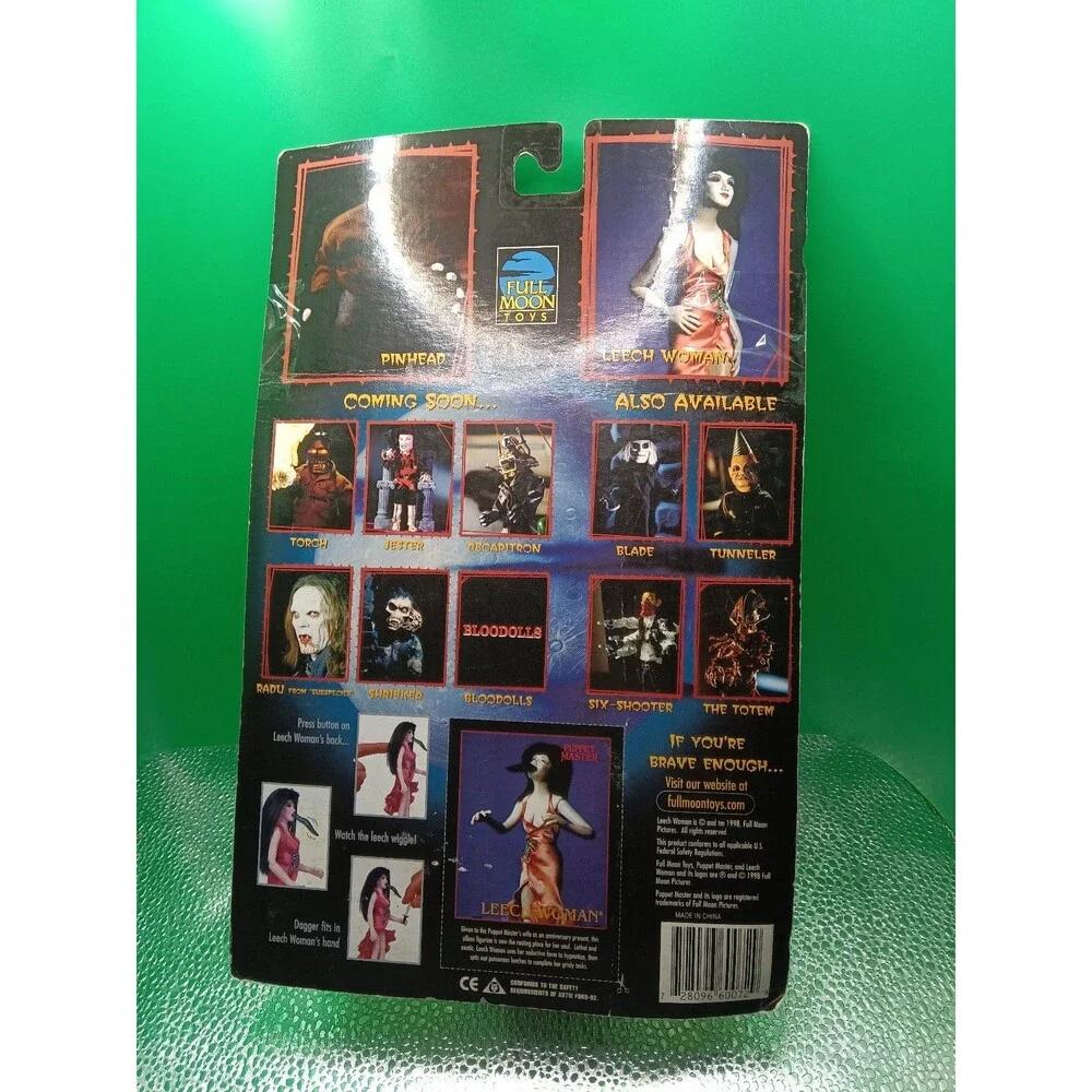 VINTAGE PUPPET MASTER LEECH WOMAN ACTION FIGURE FULL MOON TOYS 1998